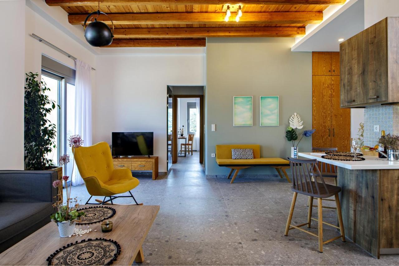 Almond Cottage With A Sea View Above Plakias Extérieur photo