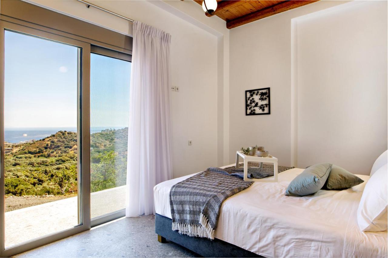 Almond Cottage With A Sea View Above Plakias Extérieur photo