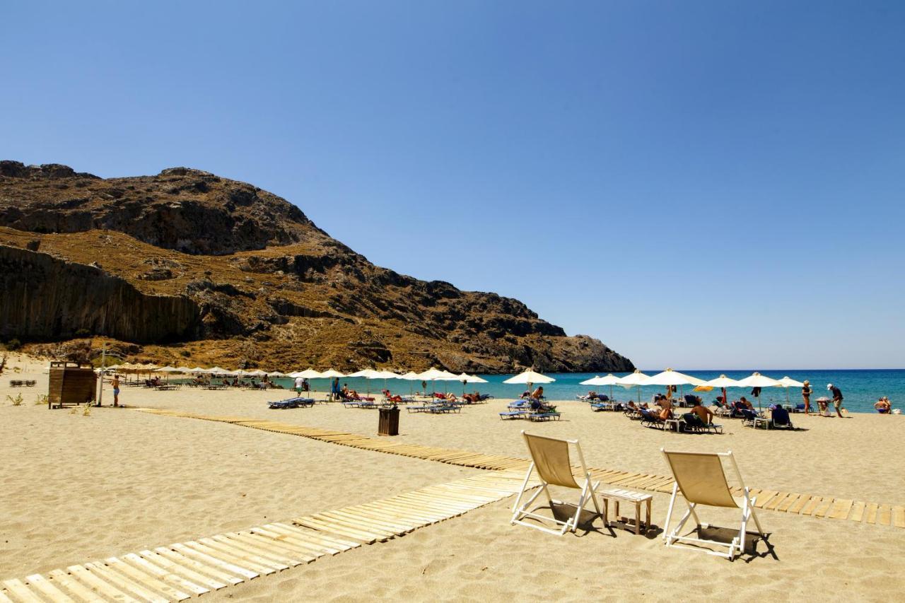 Almond Cottage With A Sea View Above Plakias Extérieur photo